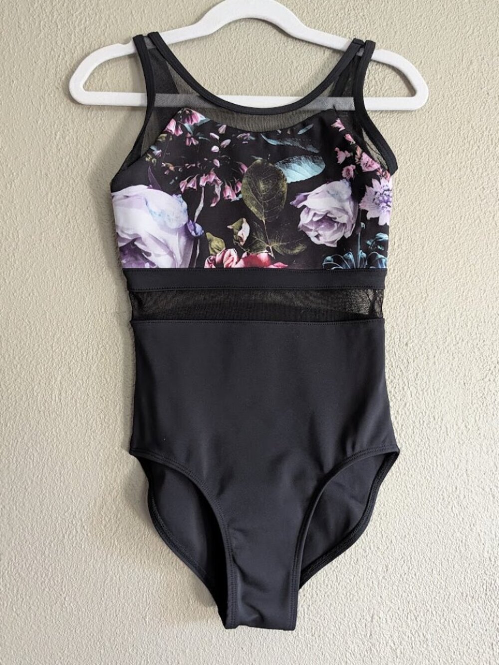 Danz N Motion * Garden Print Tank Leotard * Girls Size 8-10